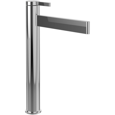 Villeroy & Boch Dawn 1 greeps wastafelkraan verhoogd - zonder pop up afvoergarnituur - hoogglans chroom