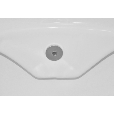 Wiesbaden WC suspendu sans bride 53cm avec robinet bidet intégré eau froide Blanc brillant