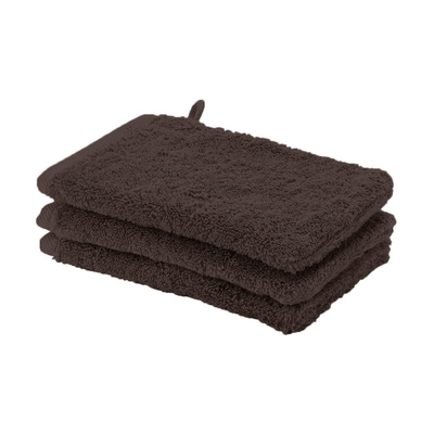 Aquanova London Washandje - 16x22cm - 6 stuks - Pecan