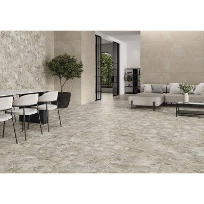 SAMPLE Terravito Hopuro wand- en vloertegel - 60x60cm - 9.5mm - gerectificeerd - Beige