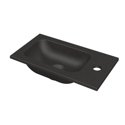 INK Enter Fontein - 40x22x1cm - 1 kraangat - Quartz zwart