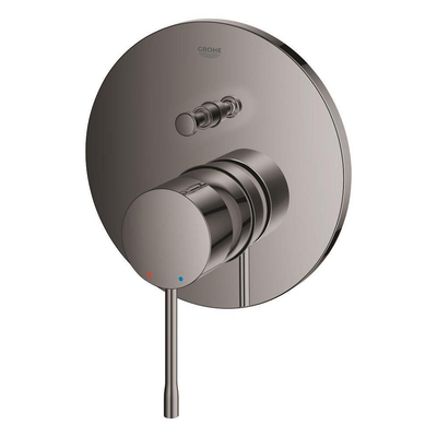 Grohe Essence badkraan - inbouw - met omstel - hard graphite (antraciet)