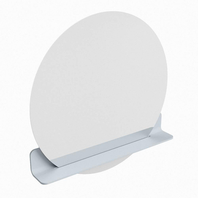 Mondiaz SPOT Miroir de salle de bain - rond 80cm - plan de miroir - couleur Argile