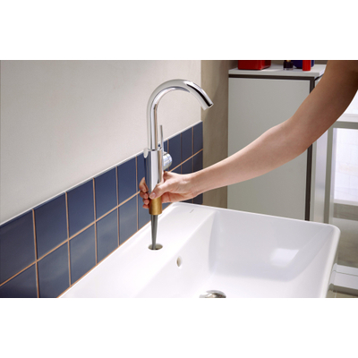 Hansgrohe Zesis S Mitigeur de lavabo - 21cm - monocommande - CoolStart - bec orientable - vidage Push Open - chrome