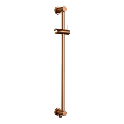 Brauer Copper Edition Glijstang - 70cm - handdouchehouder - geïntegreerde wateruitlaat - PVD - geborsteld koper OUTLETSTORE