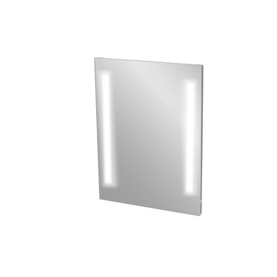 Plieger spiegel – rechthoek – 100x60 cm – verticaal – directe LED