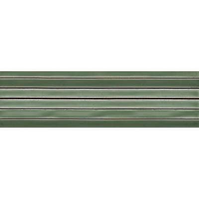 SAMPLE vtwonen Tegels Rib Wandtegel - 13x45cm - 9mm - Witte scherf - Apple (Groen)