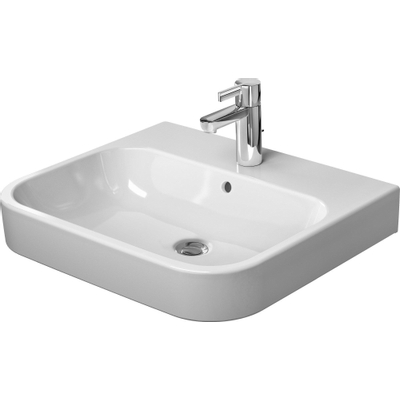 Duravit Happy D.2 Meubelwastafel - 60x50.5cm - met 1 kraangat - met overloop - wit