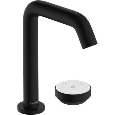 Hansgrohe Tecturis s 2-gats wastafelkraan - 150 - coolstart - met waste - mat zwart
