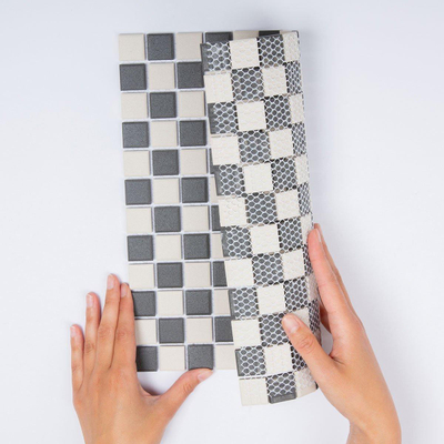 The Mosaic Factory London mozaïektegel - 30x30cm - wand en vloertegel - Vierkant - Porselein Chessboard Mat