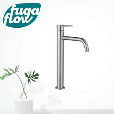 FugaFlow Eccelente Sobrado Slim Slim Robinet de lavabo réhaussé H32.6cm à poser Inox brossé