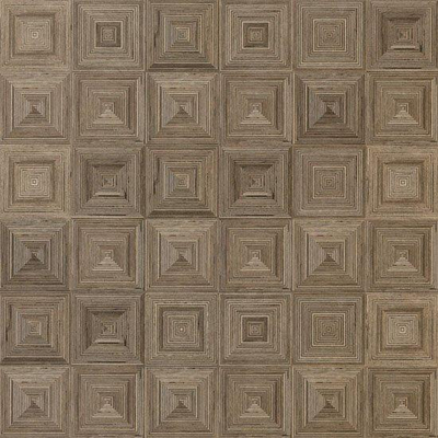 Ceralto Patterna Decor Decor-strip - 60x60cm - 10.0mm - gerectificeerd - Tortora