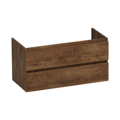 Brauer Core Series badkamermeubelset - 100x45x52cm - wastafel Starfall - forest cacao