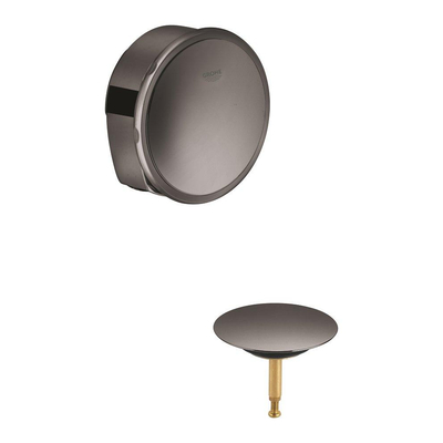 Grohe Talentofill Afdekset - voor badwaste - hard graphite (antraciet)