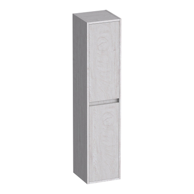 BRAUER Adore Wavy armoire haute - 160x35x35cm - 2 portes - ouvrant à gauche ou à droite - sans poignée - Forest Seashell
