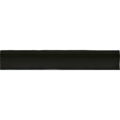 ÉCHANTILLON Terravito Olevia carreau mural - 5x30cm - 8mm - Rectangulaire - Noir mat (zwart)