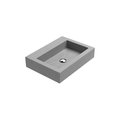 Thebalux wastafel model Raw 1x kom zonder kraangat