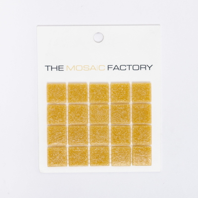 ÉCHANTILLON The Mosaic Factory Amsterdam carreau mosaïque 2x2x0.4cm pour mur et sol pour intérieur et extérieur carré Verre Ultra Brun Clair