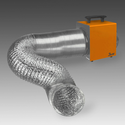 Eurom industrial heat duct pro 3kw workshop heater prof 3300watt red
