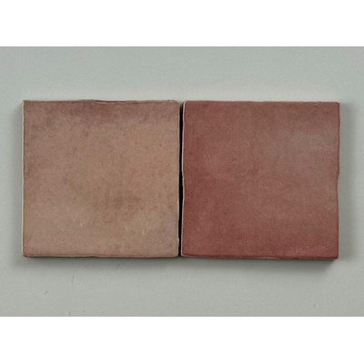 ÉCHANTILLON Terravito Mellina Carreau mural céramique - 10x10cm - 8mm - Rose