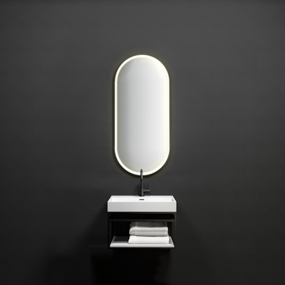 Clou Frame 50x42cm profil tubulaire Noir mat