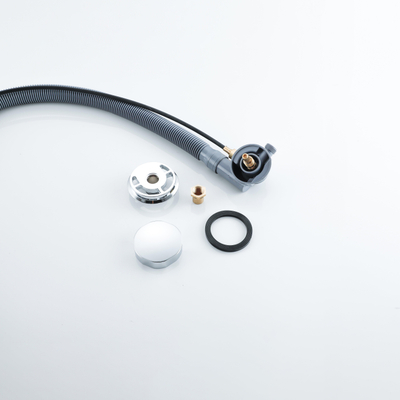 FugaFlow Eccelente Acces Badafvoercombinatie - draaibediening - verlengd - chroom