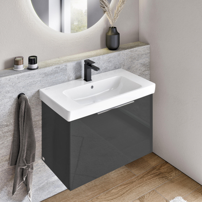 Villeroy & Boch Architectura Wastafel - 44.5x80cm - met kraangat - White Alpine (glans wit)