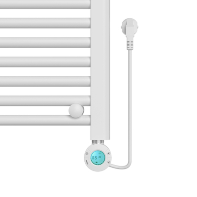 Rosani Avant Radiateur électrique - 140x60cm - 600watt - blanc brillant