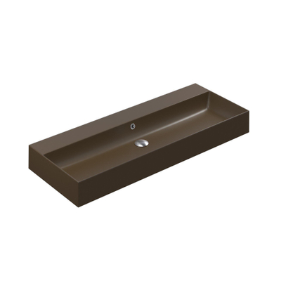 Thebalux lavabo modèle Cube 1x cuve sans trou de robinet