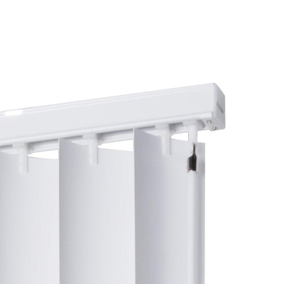 Intensions Store à lamelles 200x180x9cm lamelles 8.9cm PVC avec cadre matière synthétique Blanc