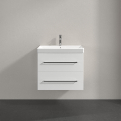 Villeroy & Boch Avento wastafelonderkast 630x520x447 met 2x lade crystal white