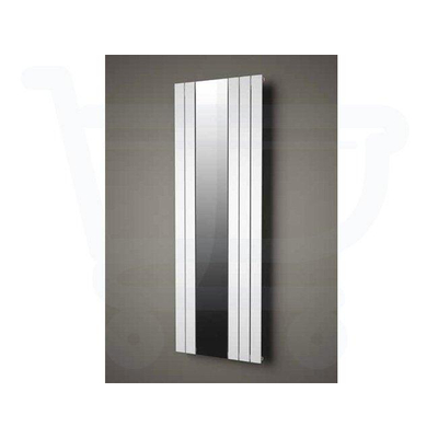 Plieger Cavallino Specchio designradiator verticaal met spiegel middenaansluiting 1800x602mm 773W antraciet metallic