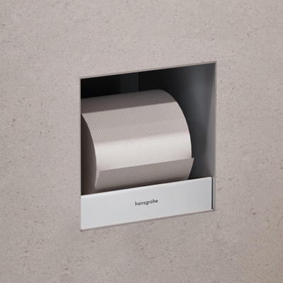 Hansgrohe XtraStoris Original Toiletrolhouder - 15x15x14cm - mat wit