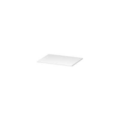 INK Topdeck Wastafelblad - 60x45x2cm - tbv onderkast - MDF lak - Mat wit