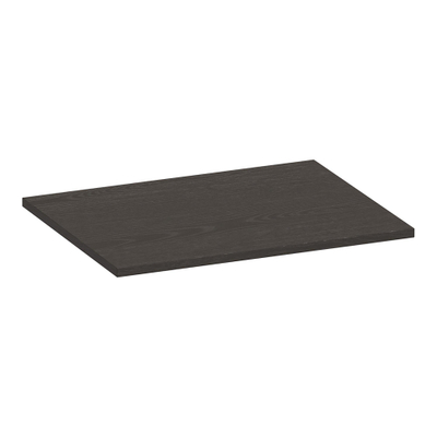 BRAUER Ocean Slim plan sous vasque - 60x46x2cm - Bois Anthracite