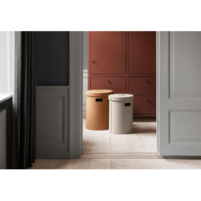 Blomus SAHLA Panier à linge - 35x35x51 - similicuir - sable