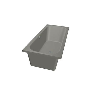 Xenz Aruba Ligbad - 170x75x48 - afvoer Midden - acryl - cement