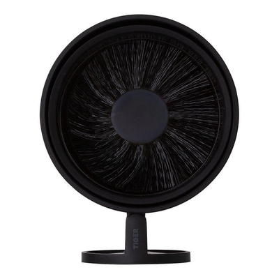 Tiger Tune Brosse de toilette avec support Métal noir brossé / Noir 9.6x38.2x12.1cm