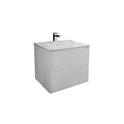 BRAUER New Future Meubles salle de bain avec miroir 60cm Blanc brillant