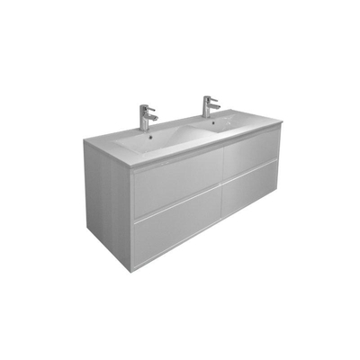 BRAUER New Future Meubles salle de bain 120cm sans miroir Blanc brillant