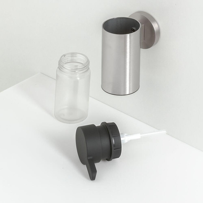 Tiger Noon Zeepdispenser - 90ml - wandmontage - geborsteld RVS