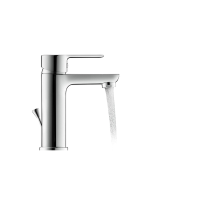 Duravit A.1 Wastafelmengkraan - met waste - m-size - hoogglans chroom