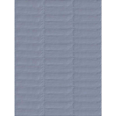 SAMPLE Emil Total Brick Carreau mural 6x24cm 10mm Blu Avio