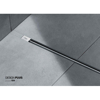 Viega Advantix Vario caniveau de douche élément de base 120 à 30cm raccourcissable look inox
