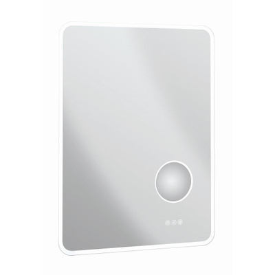 Crosswater Mirror Svelte - 60x80cm - LED verlichting rondom - vergrootspiegel - spiegel (zilver)