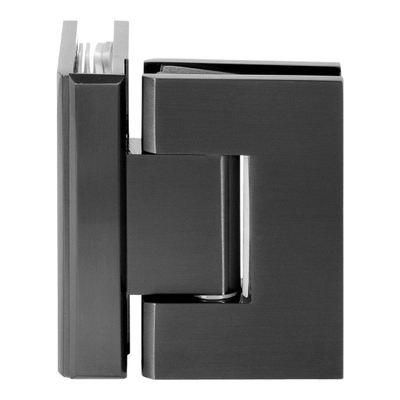 BRAUER Create douche à l'italienne complète sans cadre 140x40cm orientable gunmetal brossé