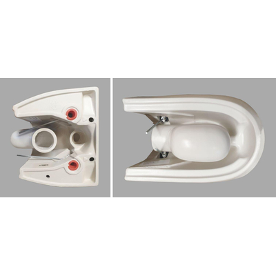 Xenz Gio hangtoilet – rim free – vortexspoeling – diepte 52 cm – zand mat