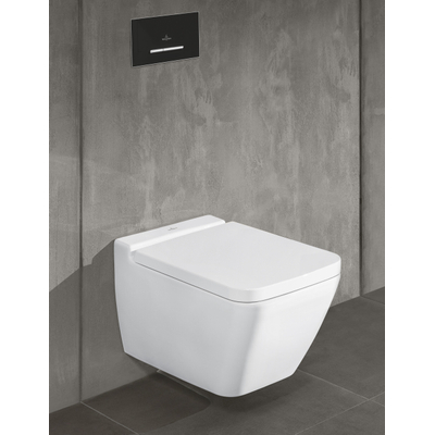 Villeroy & Boch Finion abattant de WC - avec abattant avec softclose et quick release ceramic+ blanc