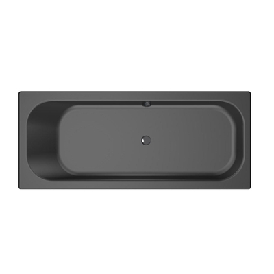Xenz Aruba Ligbad - 190x80x48 - afvoer Midden - acryl - ebony