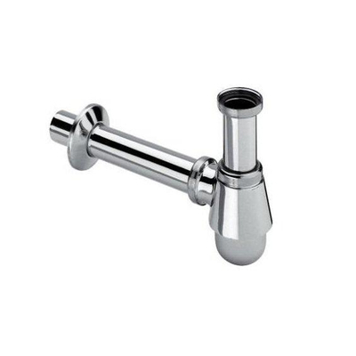 Viega siphon gobelet de bidet avec tube mural 20cm 5/4 avec rosace chrome